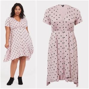 🆕 Torrid Mauve/Lilac Shirt Dress, size 2 (18/20)